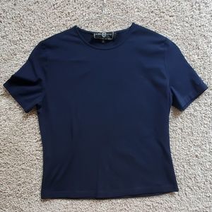 St John navy tshirt